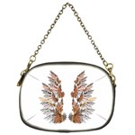 Brown Feather wing Twin-sided Evening Purse Front