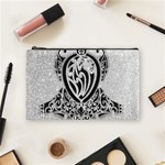 Diamond Bling Lion Medium Makeup Purse Front