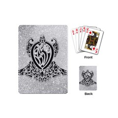 Diamond Bling Lion Playing Cards (mini) by artattack4all