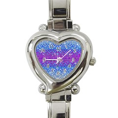 Rainbow Of Colors, Bling And Glitter Classic Elegant Ladies Watch (heart) by artattack4all