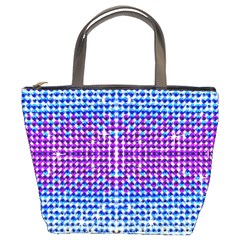 Rainbow Of Colors, Bling And Glitter Bucket Handbag by artattack4all