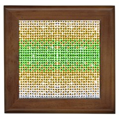 Diamond Cluster Color Bling Framed Ceramic Tile by artattack4all