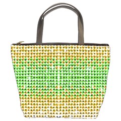 Diamond Cluster Color Bling Bucket Handbag by artattack4all