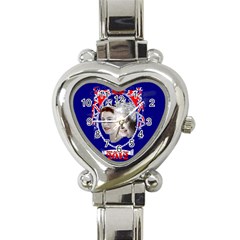 Queen Elizabeth 2012 Jubilee Year Classic Elegant Ladies Watch (heart) by artattack4all