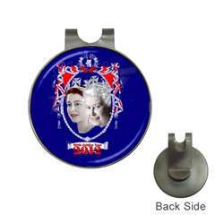 Queen Elizabeth 2012 Jubilee Year Hat Clip With Golf Ball Marker by artattack4all