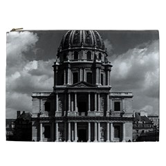 Vintage France Paris Church Saint Louis Des Invalides Cosmetic Bag (xxl) by Vintagephotos