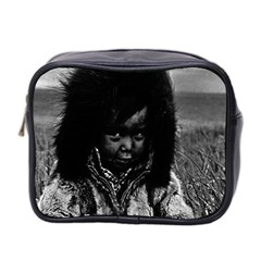 Vintage Usa  Alaska Eskimo Boy 1970 Twin-sided Cosmetic Case by Vintagephotos