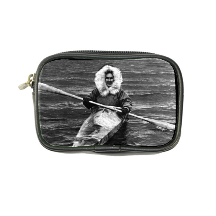 Vintage USA Alaska eskimo and his kayak 1970 Ultra Compact Camera Case