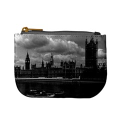 Vintage Uk England London The Houses Of Parliament 1970 Coin Change Purse by Vintagephotos