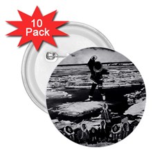 Vintage Alaska Eskimo Blanket Tossing 1970 10 Pack Regular Button (round) by Vintagephotos