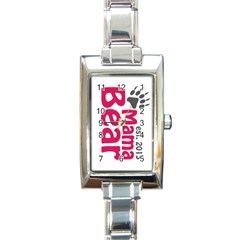 Mama Bear Claw 2013 Classic Elegant Ladies Watch (rectangle) by CleverestTees