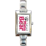 Mama Bear Claw 2013 Classic Elegant Ladies Watch (Rectangle) Front