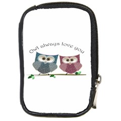 Owl Always Love You, Cute Owls Digital Camera Case by DigitalArtDesgins