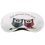 Owl always love you, cute Owls Sleep Eye Mask Front