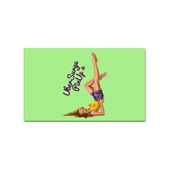 Pin Up Girl 4 Sticker (rectangle) by UberSurgePinUps