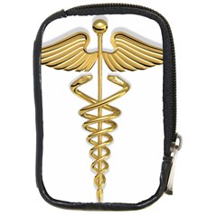 Caduceus Medical Symbol 10983331 Png2 Compact Camera Leather Case by artattack4all