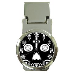 Sugar Skull Money Clip With Watch by asyrum