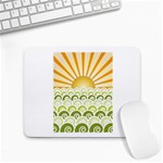 Along The Green Waves Small Mouse Pad (Rectangle) Front