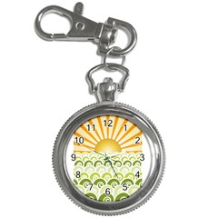 Along The Green Waves Key Chain & Watch by tees2go