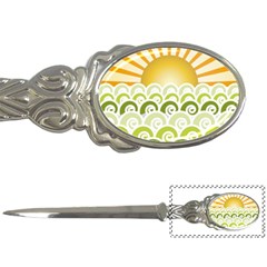 Along The Green Waves Letter Opener by tees2go