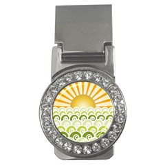 Along The Green Waves Money Clip (cz) by tees2go