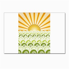 Along The Green Waves Postcard 4 x 6  (10 Pack) by tees2go