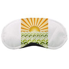 Along The Green Waves Sleeping Mask by tees2go