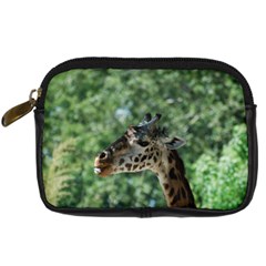 Cute Giraffe Digital Camera Leather Case by AnimalLover