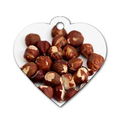 Hazelnuts Dog Tag Heart (one Sided)  by hlehnerer