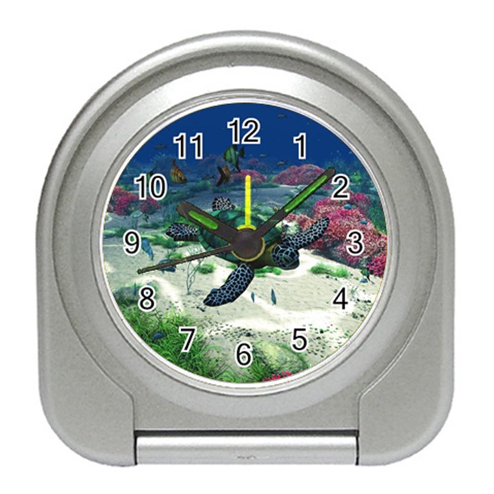 Sea Turtle Travel Alarm Clock