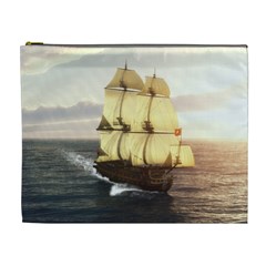 French Warship Cosmetic Bag (xl) by gatterwe