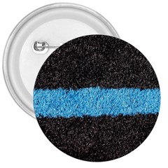 Black Blue Lawn 3  Button by hlehnerer