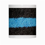 Black Blue Lawn White Coffee Mug Center