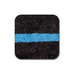 Black Blue Lawn Drink Coaster (square) by hlehnerer