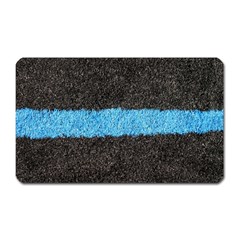 Black Blue Lawn Magnet (rectangular) by hlehnerer