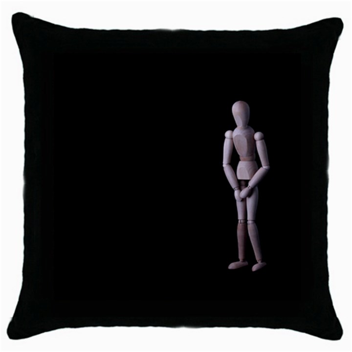 I Have To Go Black Throw Pillow Case