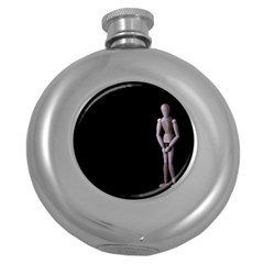 I Have To Go Hip Flask (round) by hlehnerer