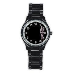 I Have To Go Sport Metal Watch (black) by hlehnerer