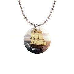 French Warship Button Necklace by gatterwe