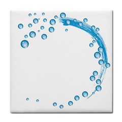 Water Swirl Ceramic Tile by magann