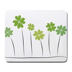 Clover Large Mouse Pad (rectangle) by magann