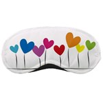 Heart flowers Sleeping Mask Front