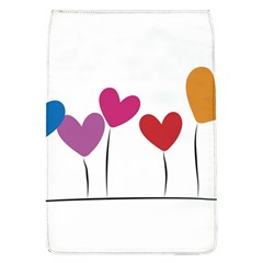 Heart Flowers Removable Flap Cover (large) by magann