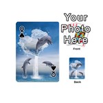 The Heart Of The Dolphins Playing Cards 54 Designs (Mini) Front - SpadeQ