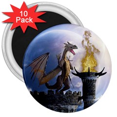 Dragon Land 2 3  Button Magnet (10 Pack) by gatterwe