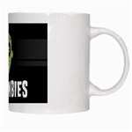 I Love Zombies White Coffee Mug Right