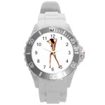 Usa Girl Plastic Sport Watch (Large) Front