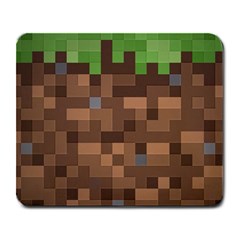 Minecraft Grass Product Large Mouse Pad (rectangle) by migrayn