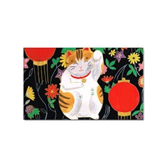 Maneki Neko Sticker 10 Pack (rectangle) by TabbyCatStudios