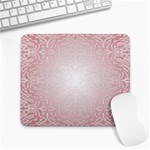 Pink Damask Large Mouse Pad (Rectangle) Front